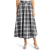 Olivia Plaid Skirt - White/Grey