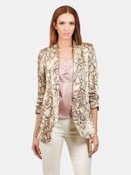 Snakeskin Blazer