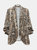 Snakeskin Blazer - Brown