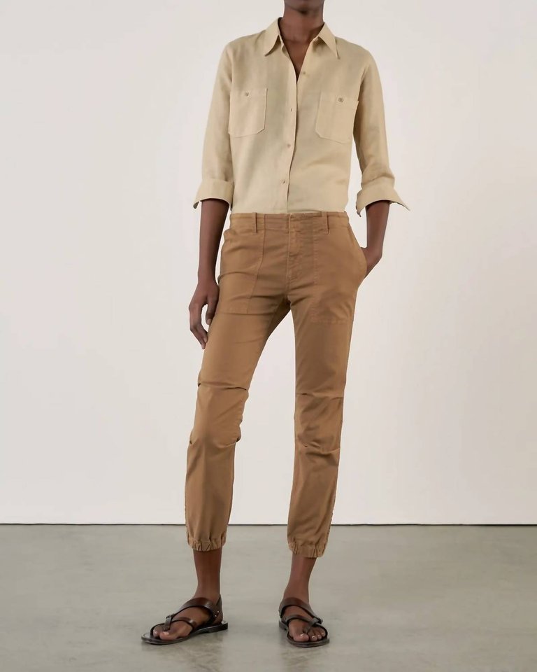 Cropped Military Pant - Tawny