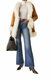 Harrison Mongolian Fur Shearling Coat In Tan Multi - Tan Multi