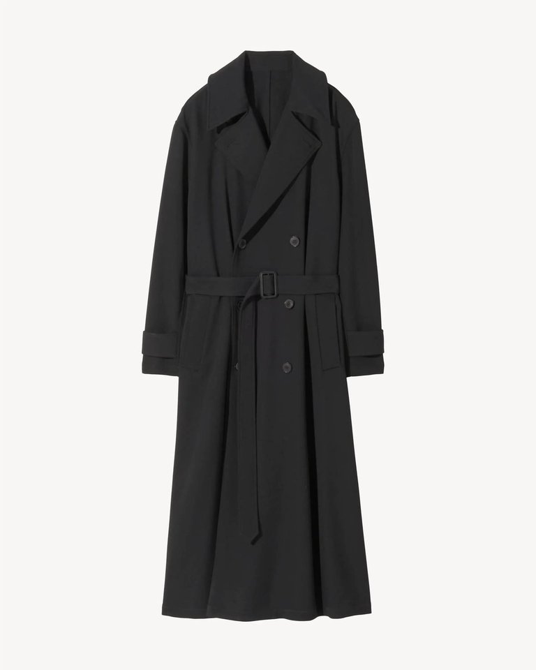 Louis Trench Coat - Black