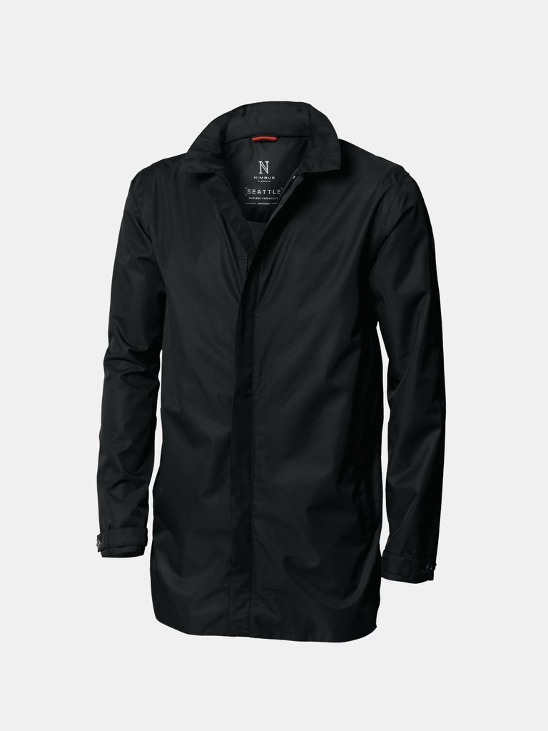 Nimbus Mens Seattle Waterproof Business Coat (Black) - Black