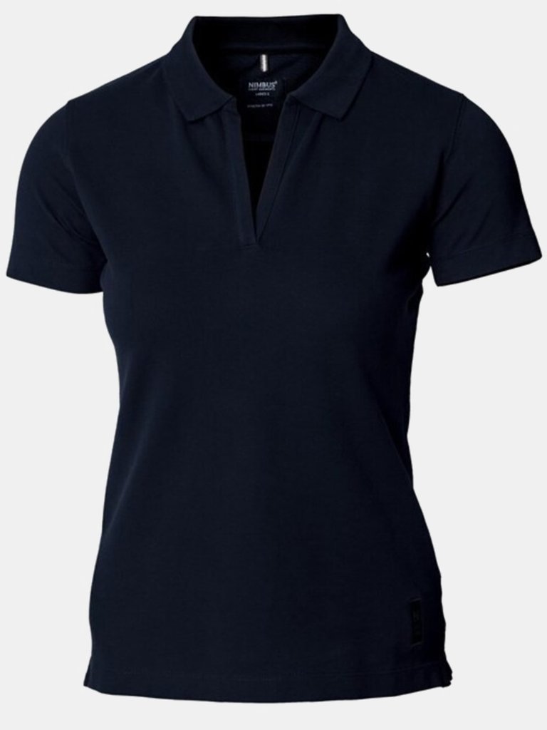 Nimbus Womens/Ladies Harvard Stretch Deluxe Polo Shirt (Dark Navy) - Dark Navy