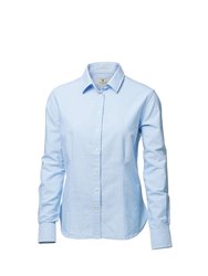 Nimbus Womens/Ladies Rochester Oxford Long Sleeve Formal Shirt (Light Blue) - Light Blue