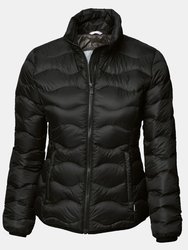 Nimbus Womens/Ladies Sierra Padded Water Resistant Down Jacket (Black) - Black