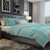 Banbury Plaid Turquoise Blue Reversible Duvet Cover Set Queen With 2 Pillow Shams