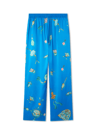 Imperial Charms Silk Bottoms Blue