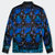 Long-Sleeved Traditional Silk Shirt In Blue