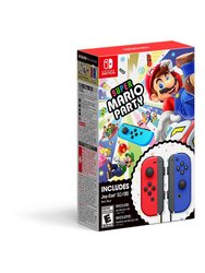 Joy-Con Red/Blue Controllers - Super Mario Party Digital Edition Bundle