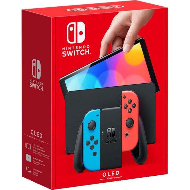 Switch - OLED Model Neon Blue/Neon Red Set