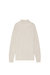 Liam Mock Neck Sweater In Natural Mel