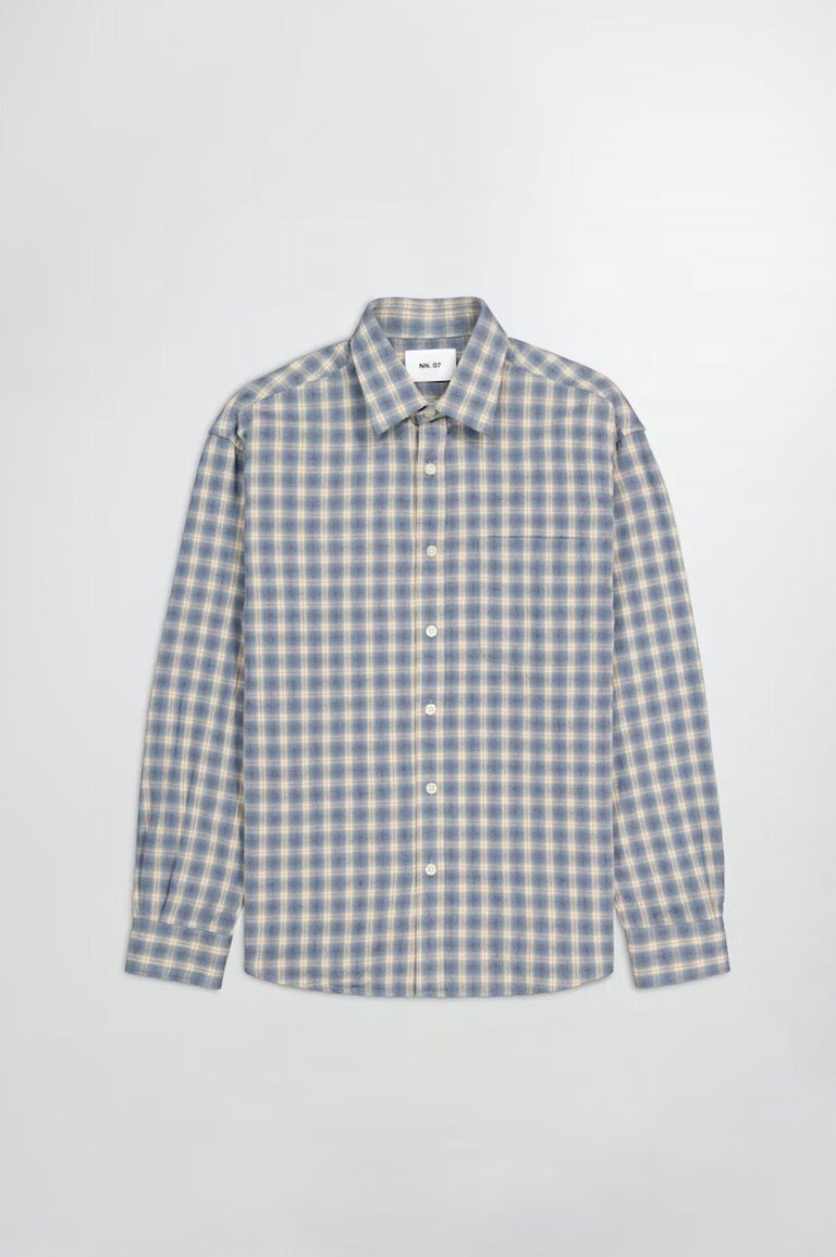 Men's Deon Shirt - Blue Check