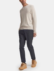 Ted Crewneck Pullover - 114 Light Khaki Mel