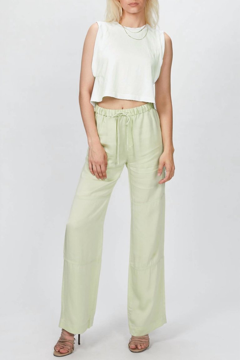 Alex Tee In Faded Lime - Faded Lime