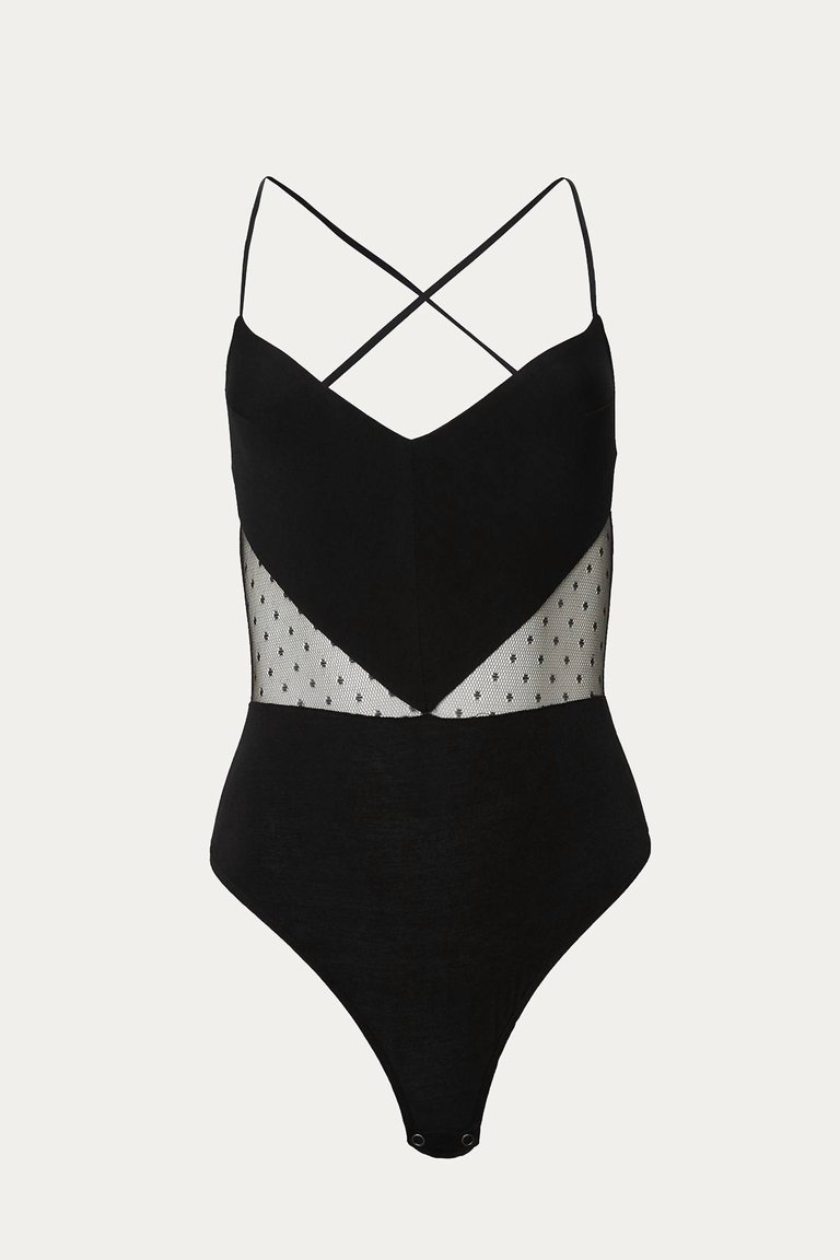 Alva Bodysuit In Black - Black