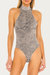 Martinique Bodysuit In Black Ice - Black Ice