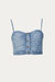 Sylvie Bustier In Denim - Denim