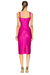 Zia Midi Dress In Fuchsia