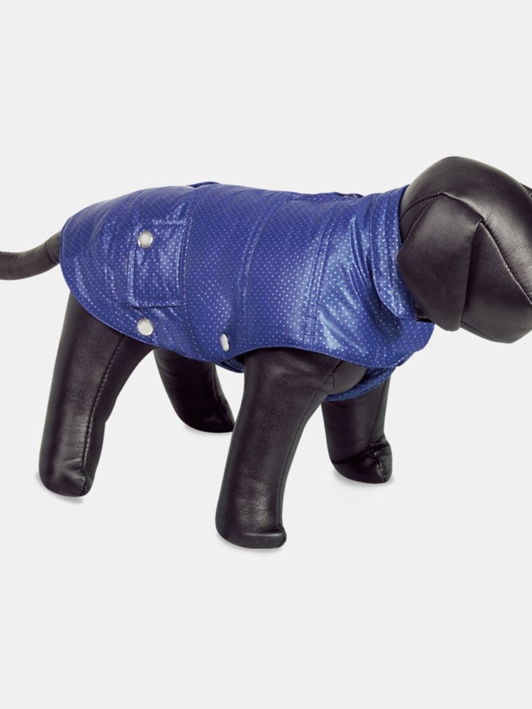 Nobby Danika Dog Coat (Blue) (17in) (17in)