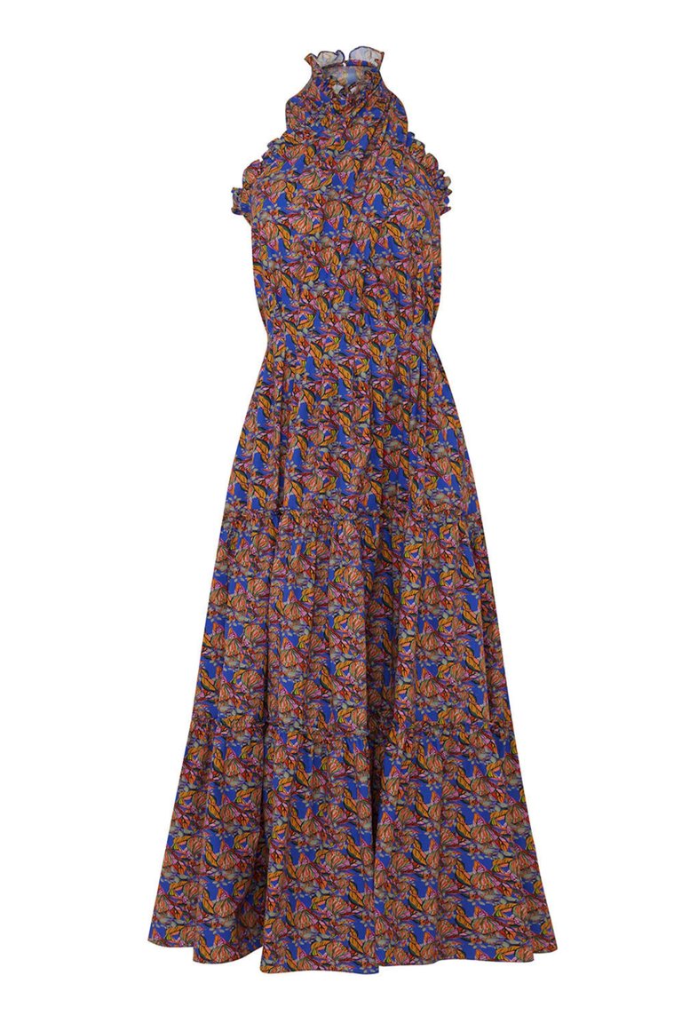 Anya Metaverse Printed Dress - Multi-Colored