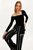 Asymmetric Bodysuit - Black