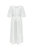 Balloon Sleeve Maxi Dress - Off-White 