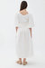 Balloon Sleeve Maxi Dress - Off-White 