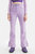Belted High-Waisted Jeans - Lilac