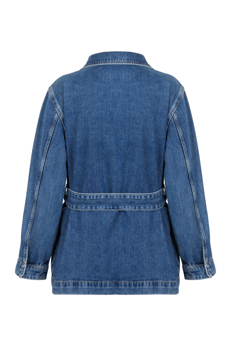 Belted Jean Jacket