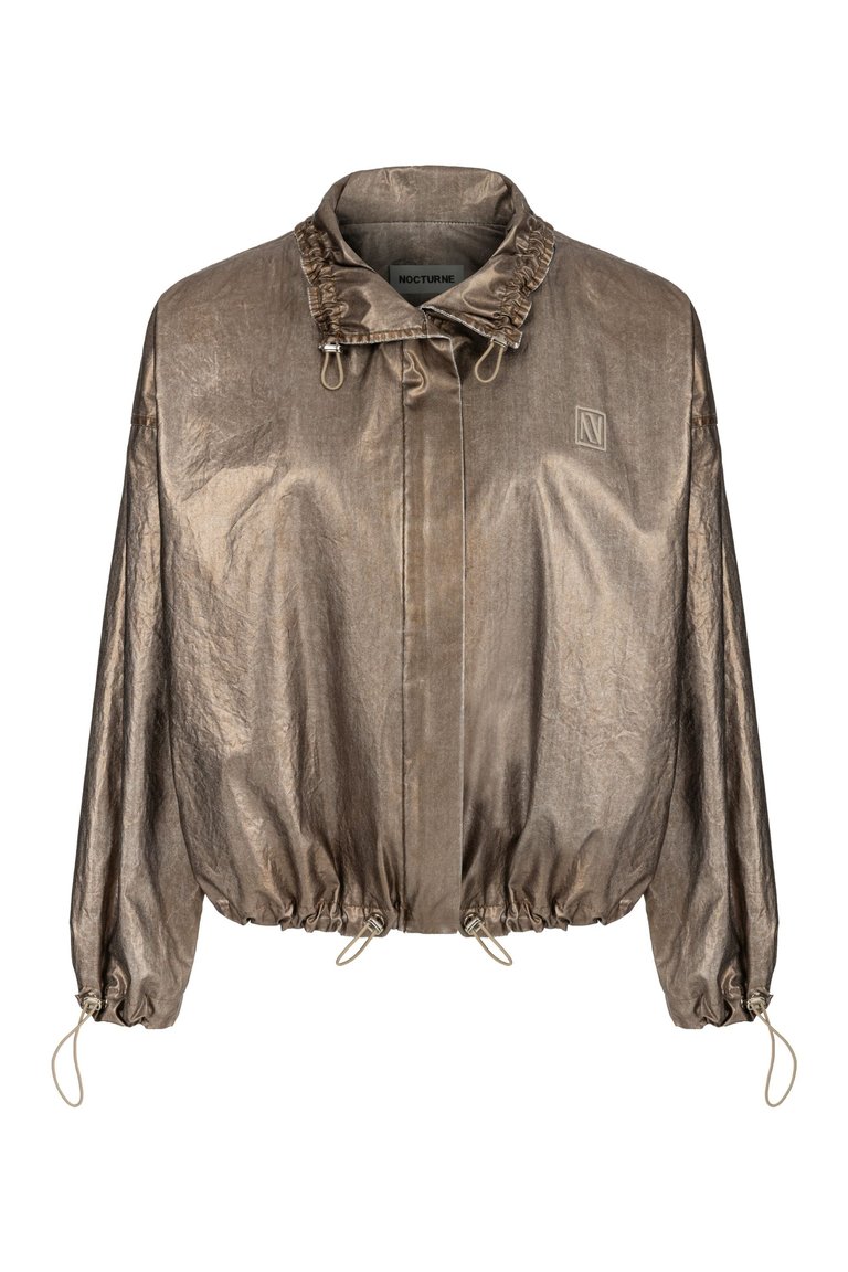 Bronze Metallic Jacket - Copper