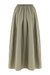 Button Accessorized Midi Skirt