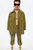 Chained Trench Coat - Olive Green