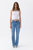 Cut-Out Detailed High Waist Jeans - Indigo