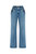 Cut-Out Detailed High Waist Jeans