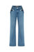 Cut-Out Detailed High Waist Jeans