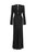 Cut-Out Long Dress - Black