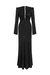 Cut-Out Long Dress - Black