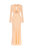 Cut-Out Long Dress - Salmon