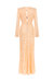 Cut-Out Long Dress - Salmon