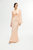 Cut-Out Long Dress - Salmon - Salmon