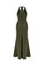 Cut-Out Midi Dress - Khaki