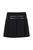 Double Belted Pleated Mini Skirt