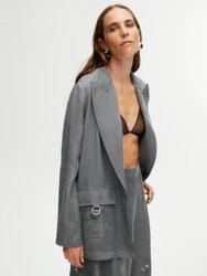 Double-Breasted Jacket With Pockets