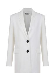 Double-Breasted Linen Jacket