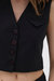 Double-Breasted Vest - Black