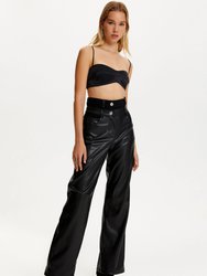 Double Waisted Straight Pants