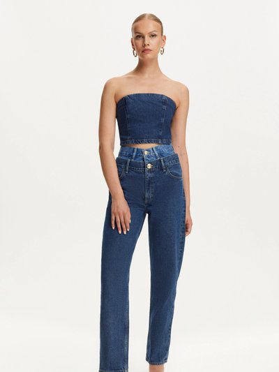 Nocturne Double Waisted Two Tone Jeans product