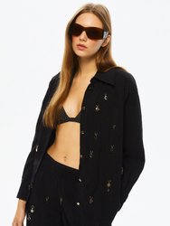 Embellished Shirt - Black