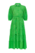 Embroidered Maxi Dress - Green